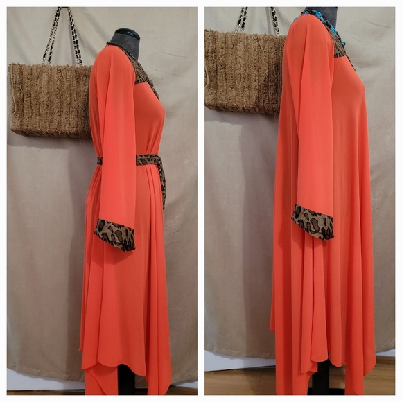 Summer maxi dress / M - Picture 3 of 6